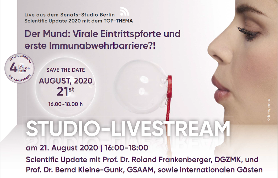 Deutscher Zahnversicherungs-Service Blog Einladung Studio-Livestream Senat der Wirtschaft